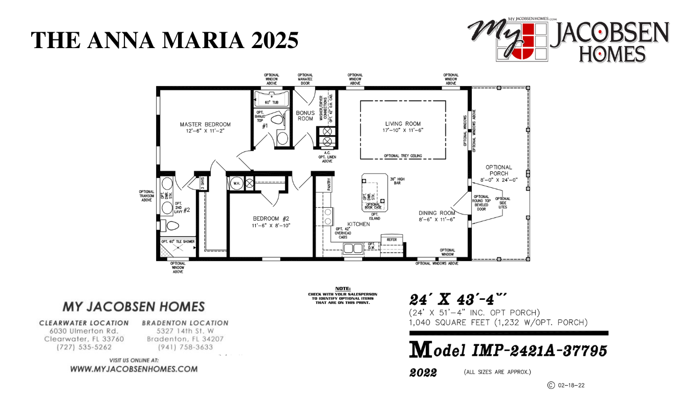 The Anna Maria 2025 - My Jacobsen Homes Of Florida